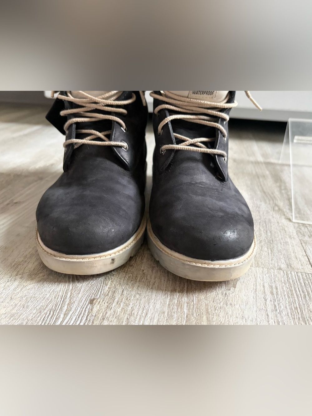 Timberland Waterproof Black Leather Lace Up Ankle Boots EU 36 - Picture 10 of 10